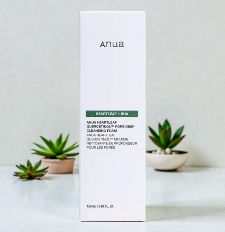 Anua Heartleaf Quercetinol Pore Deep Cleansing Foam 150ml image 0